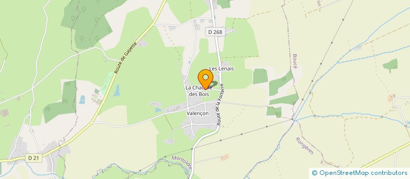 localisation de l'entreprise MADAME SOPHIE GUINATIER  MONTOLDRE