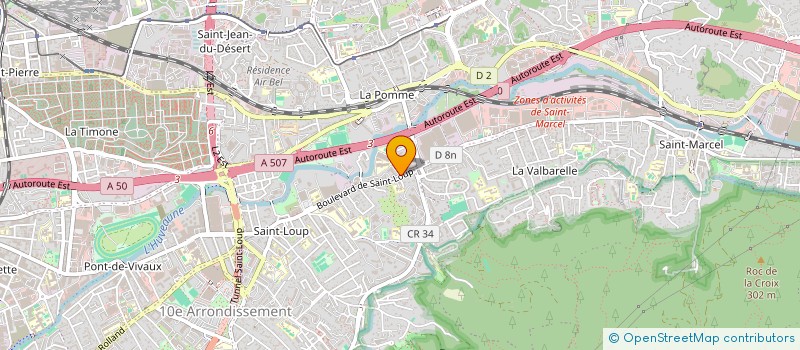 localisation de l'entreprise MADAME SOPHIE GUIRAMAND  MARSEILLE