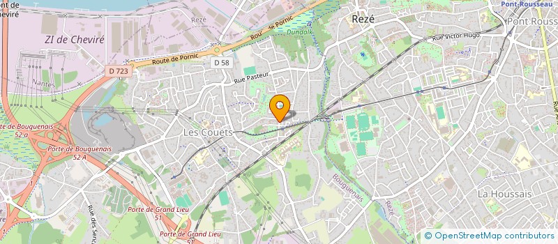 localisation de l'entreprise MADAME SOPHIE GUIST'HAU à BOUGUENAIS