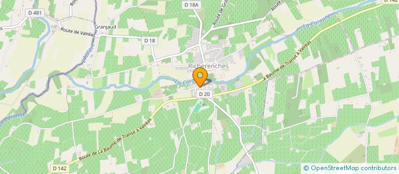 localisation de l'entreprise MADAME SOPHIE GUITTON  RICHERENCHES