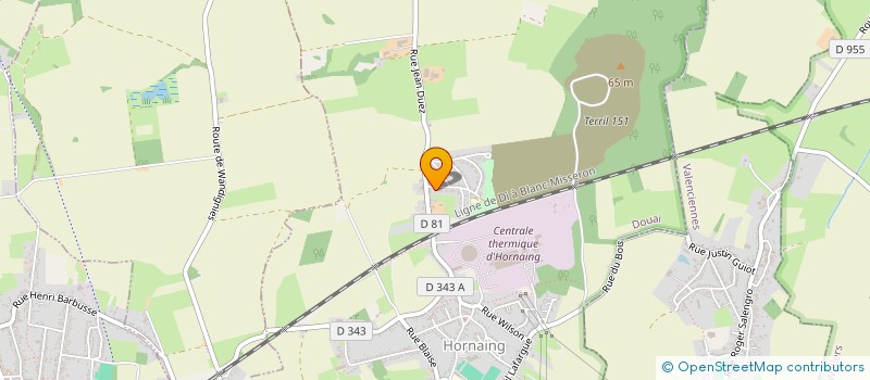 localisation de l'entreprise MADAME SOPHIE GUMEZ  HORNAING