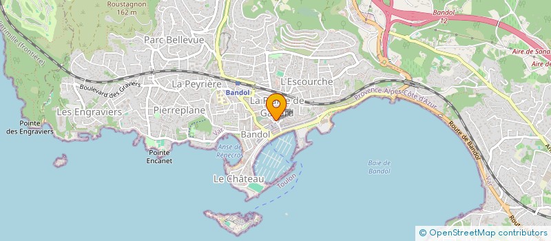 localisation de l'entreprise MADAME SOPHIE GUTIERREZ à BANDOL