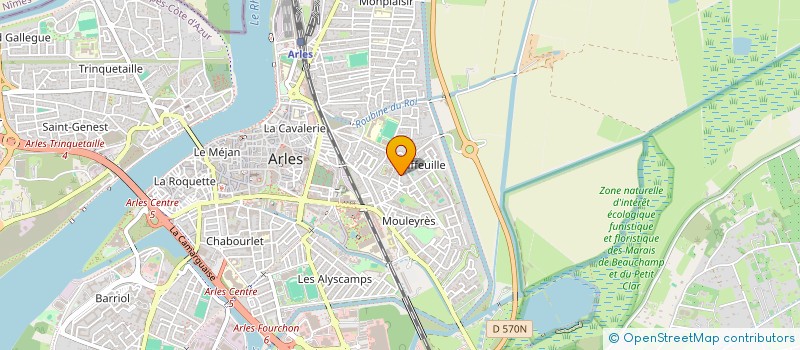 localisation de l'entreprise MADAME SOPHIE GUYADER  ARLES