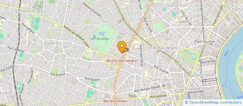 localisation de l'entreprise MADAME SOPHIE GUYE à BORDEAUX