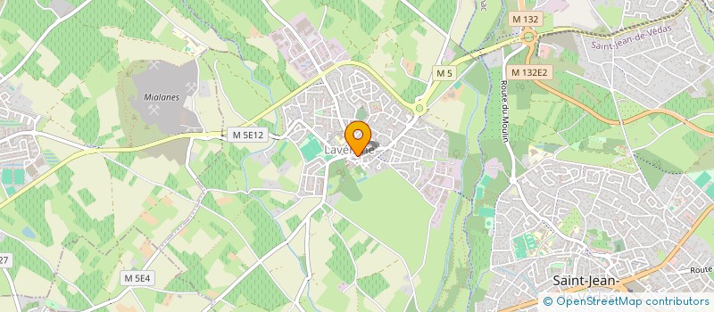 localisation de l'entreprise MADAME SOPHIE GUYON à LAVERUNE