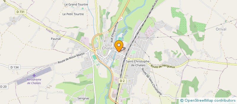 localisation de l'entreprise MADAME SOPHIE HACLIN à CHALAIS