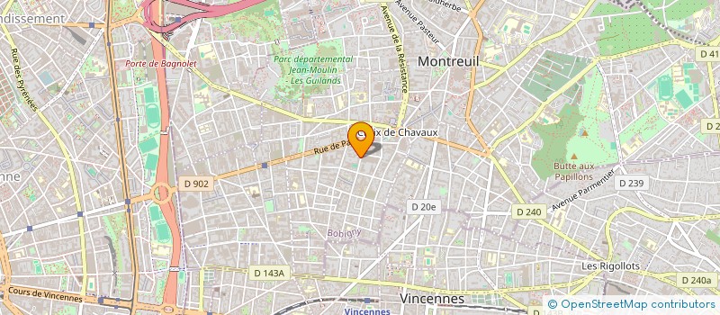 localisation de l'entreprise MADAME SOPHIE HADDAD à MONTREUIL