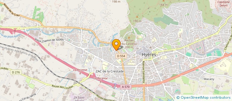 localisation de l'entreprise MADAME SOPHIE HADJADJ  HYERES