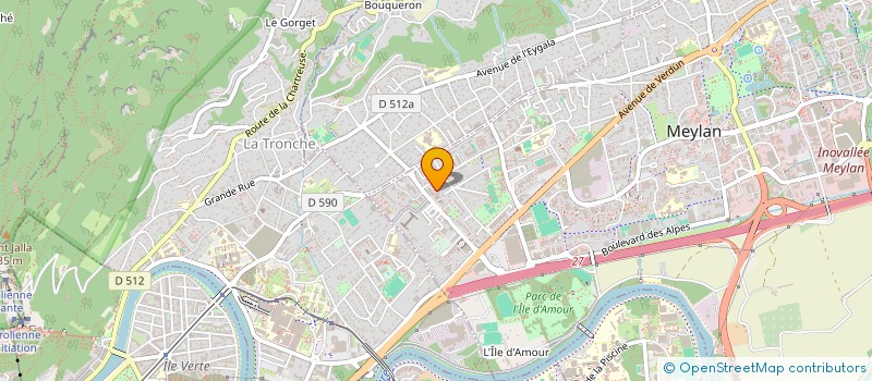 localisation de l'entreprise MADAME SOPHIE HADOU à MEYLAN
