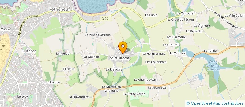 localisation de l'entreprise MADAME SOPHIE HAMARD  SAINT-COULOMB