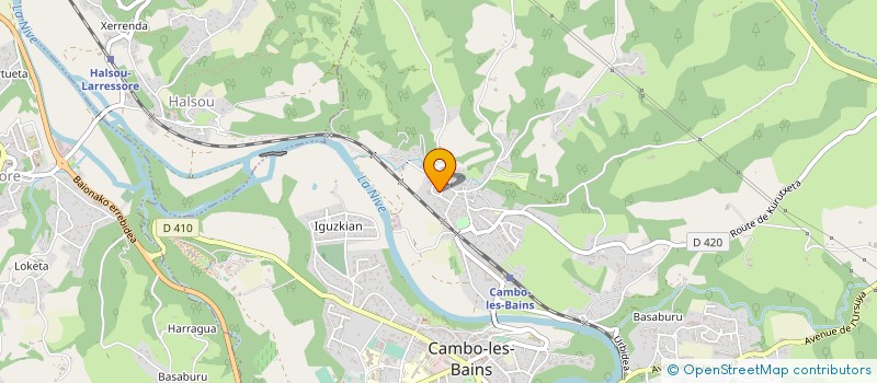 localisation de l'entreprise MADAME SOPHIE HAMEL  LARRESSORE