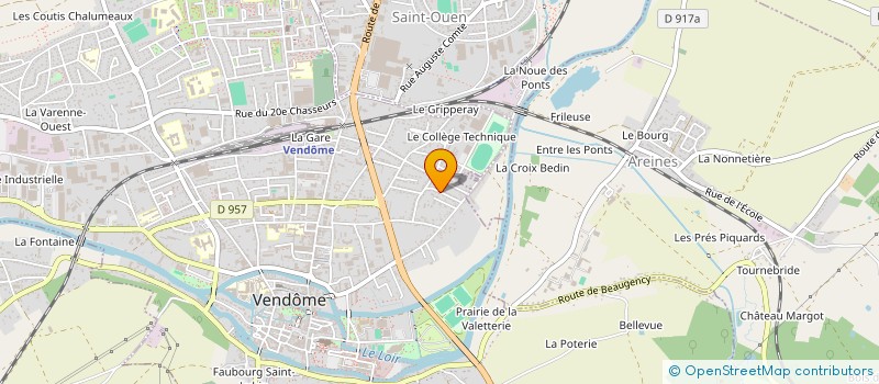 localisation de l'entreprise MADAME SOPHIE HAMELIN  VENDOME