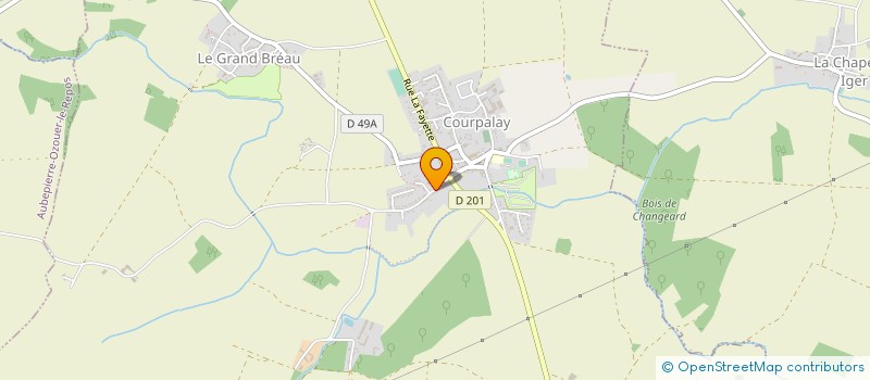 localisation de l'entreprise MADAME SOPHIE HAMPE  COURPALAY