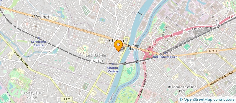 localisation de l'entreprise MADAME SOPHIE HANGARTER  CHATOU