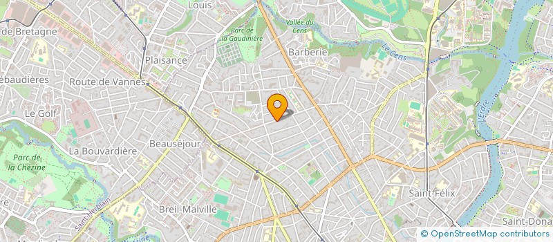 localisation de l'entreprise MADAME SOPHIE HAREL à NANTES