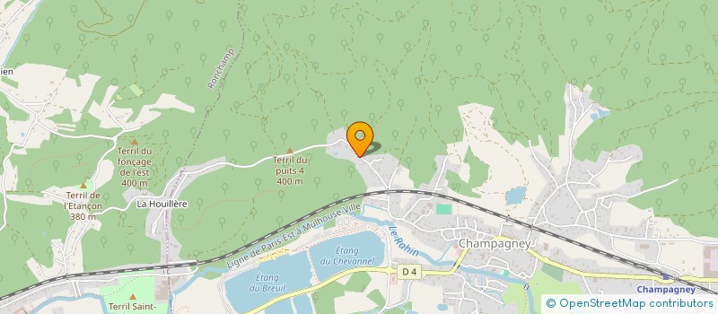 localisation de l'entreprise MADAME SOPHIE HARLEPP  CHAMPAGNEY