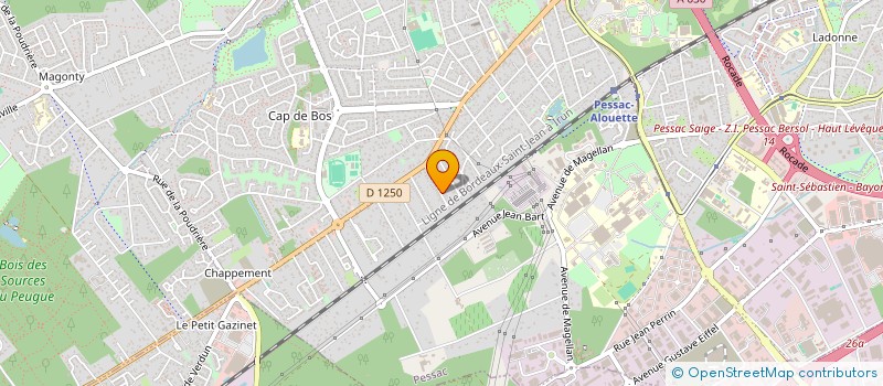 localisation de l'entreprise MADAME SOPHIE HAVARD à PESSAC