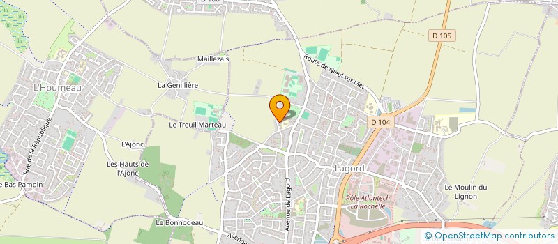 localisation de l'entreprise MADAME SOPHIE HEDACQ  LAGORD