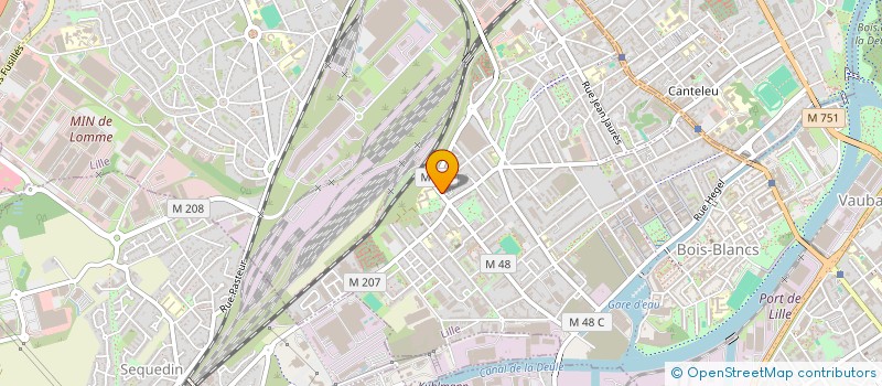 localisation de l'entreprise MADAME SOPHIE HEDDEBAUT à LILLE