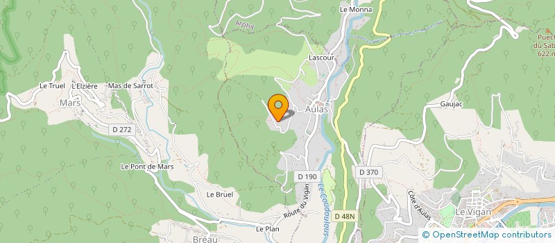 localisation de l'entreprise MADAME SOPHIE HELOT  AULAS