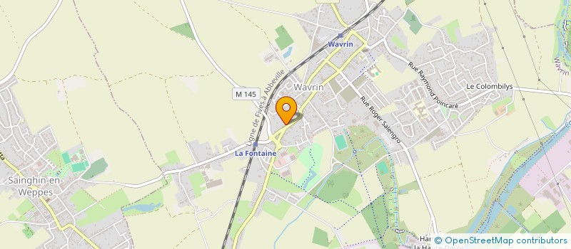 localisation de l'entreprise MADAME SOPHIE HEMELSOET  WAVRIN