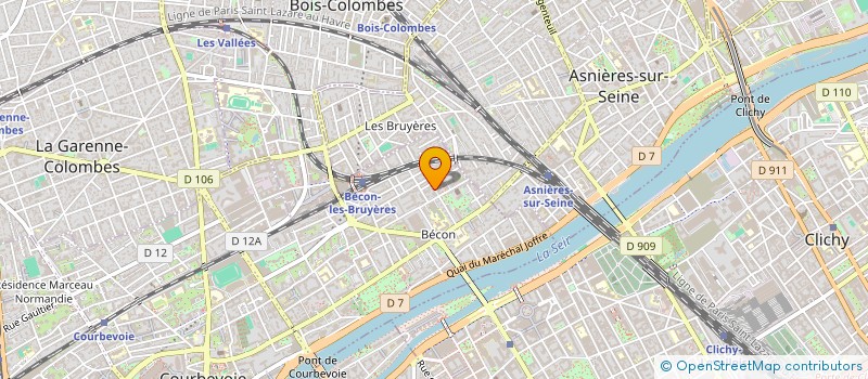 localisation de l'entreprise MADAME SOPHIE HEMERY à COURBEVOIE