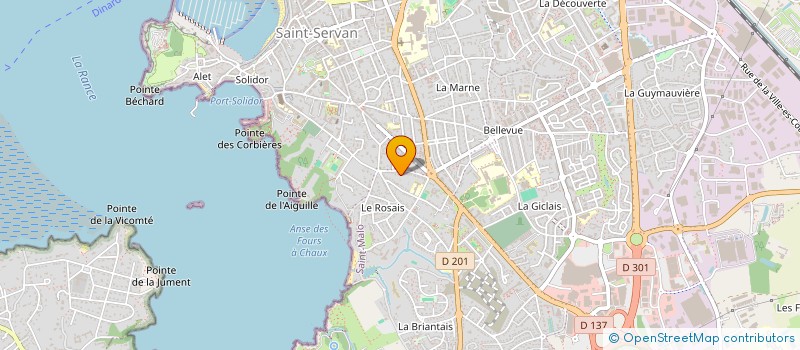 localisation de l'entreprise MADAME SOPHIE HENRY  SAINT-MALO