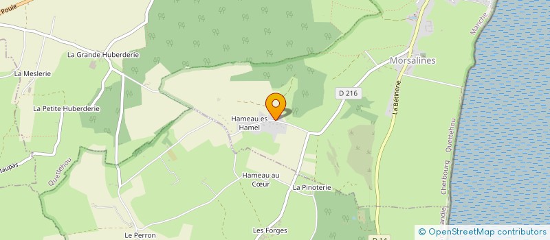 localisation de l'entreprise MADAME SOPHIE HENRY  QUETTEHOU