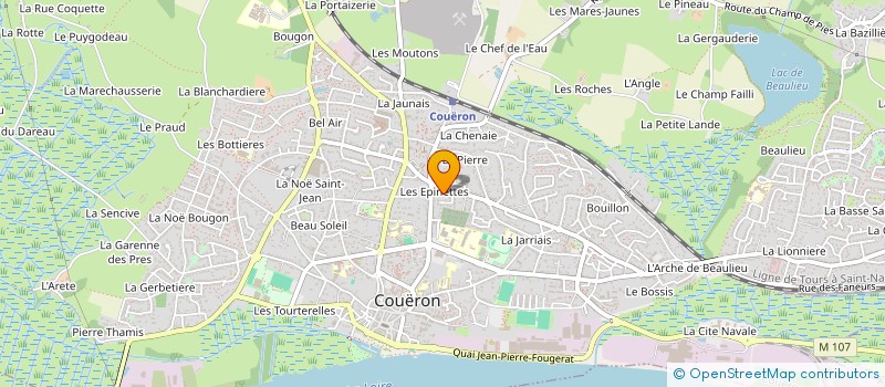 localisation de l'entreprise MADAME SOPHIE HENRY à COUERON