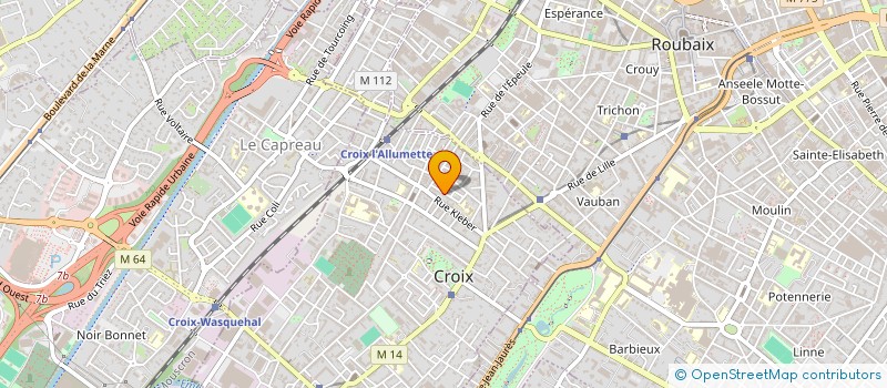 localisation de l'entreprise MADAME SOPHIE HERAULT  CROIX