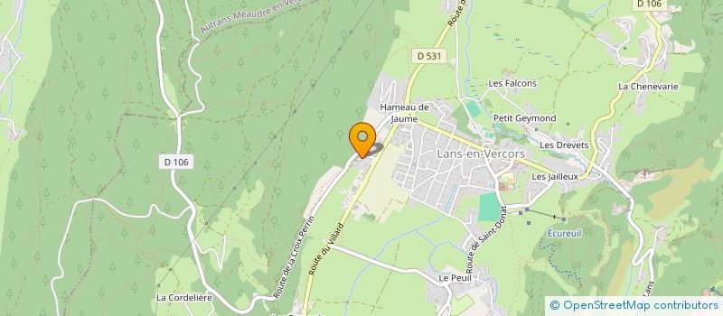 localisation de l'entreprise MADAME SOPHIE HERICHER  LANS-EN-VERCORS