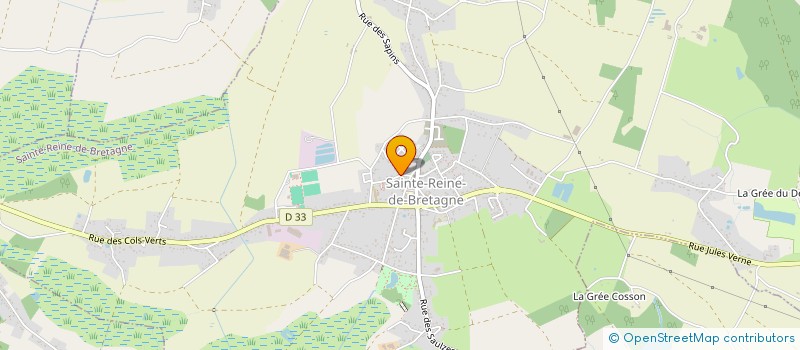 localisation de l'entreprise MADAME SOPHIE HERVE  SAINTE-REINE-DE-BRETAGNE