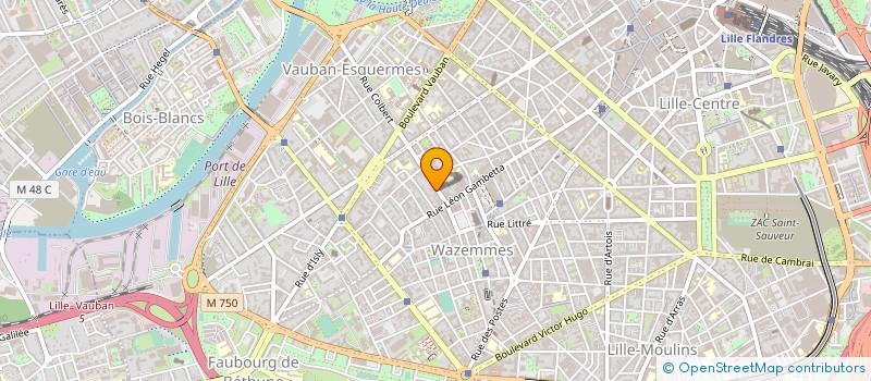 localisation de l'entreprise MADAME SOPHIE HEUX à LILLE
