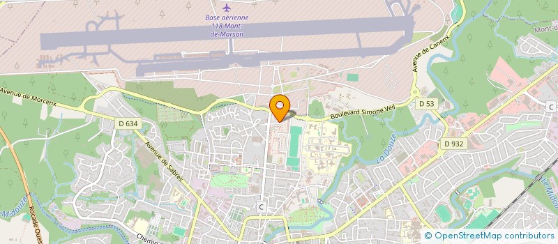 localisation de l'entreprise MADAME SOPHIE HEVIN  MONT-DE-MARSAN