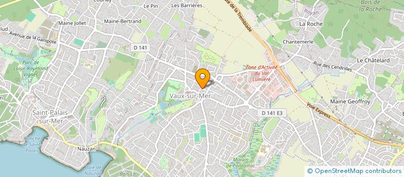 localisation de l'entreprise MADAME SOPHIE HIRONDELLE  VAUX-SUR-MER