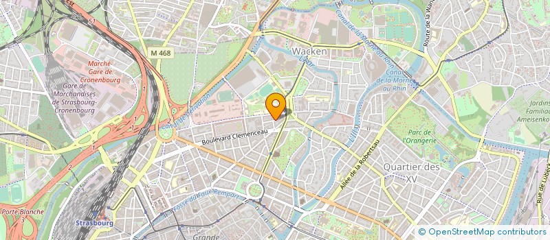 localisation de l'entreprise MADAME SOPHIE HITTLER  STRASBOURG
