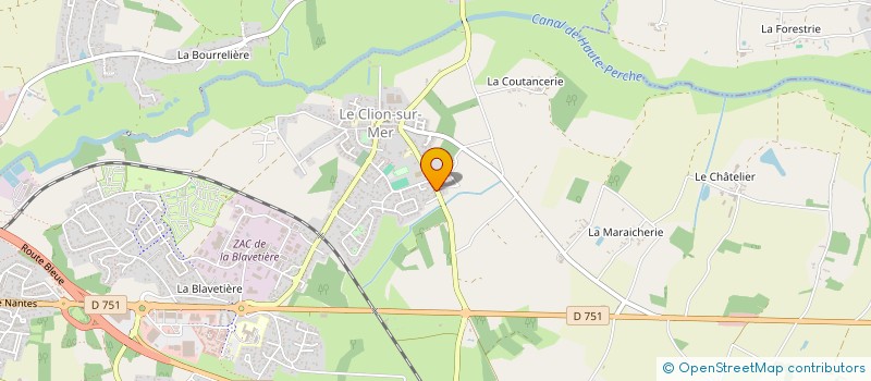 localisation de l'entreprise MADAME SOPHIE HOARAU  PORNIC