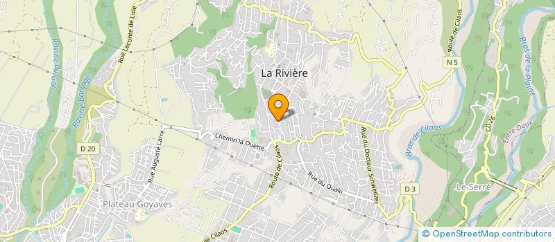 localisation de l'entreprise MADAME SOPHIE HOARAU à SAINT-LOUIS