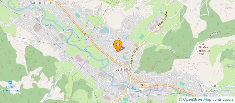 localisation de l'entreprise MADAME SOPHIE HOFFMANN  LE THILLOT