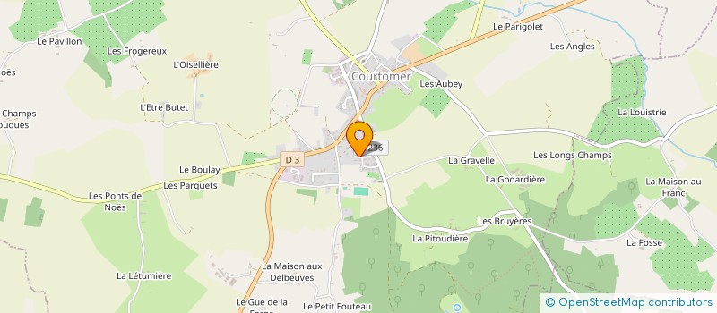 localisation de l'entreprise MADAME SOPHIE HONES à COURTOMER