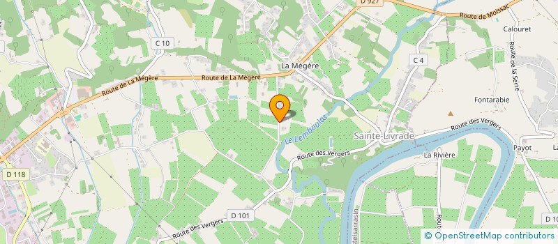 localisation de l'entreprise MADAME SOPHIE HONION à MOISSAC