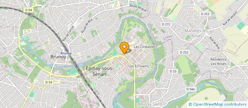 localisation de l'entreprise MADAME SOPHIE HONOREL à EPINAY-SOUS-SENART
