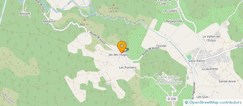 localisation de l'entreprise MADAME SOPHIE HOUDELETTE  SAINT-JULIEN