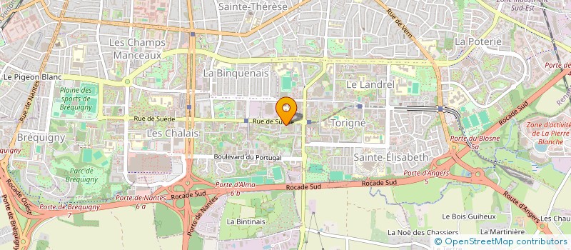 localisation de l'entreprise MADAME SOPHIE HOUE  RENNES