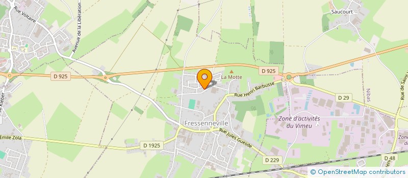 localisation de l'entreprise MADAME SOPHIE HOUSSAYE  WOINCOURT