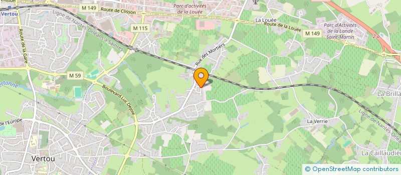 localisation de l'entreprise MADAME SOPHIE HOUSSIN  VERTOU