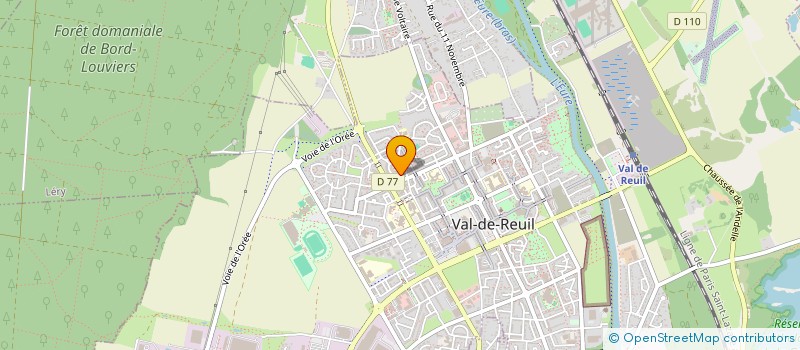 localisation de l'entreprise MADAME SOPHIE HOUX  VAL-DE-REUIL