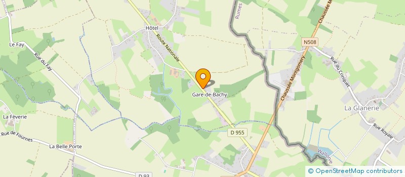 localisation de l'entreprise MADAME SOPHIE HOUZE  BACHY