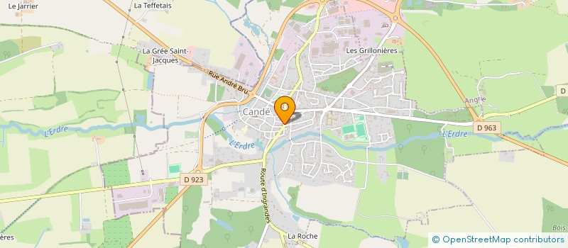 localisation de l'entreprise MADAME SOPHIE HUCHET à CANDE