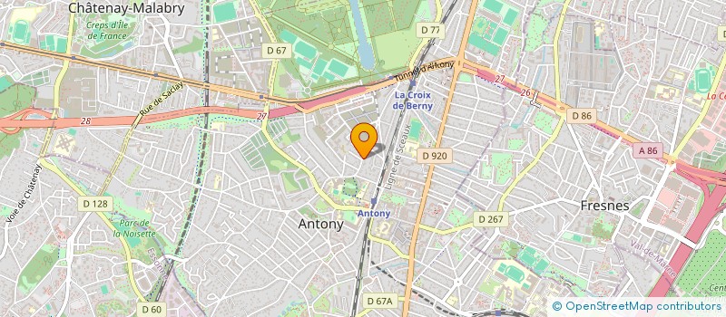 localisation de l'entreprise MADAME SOPHIE HUCHET à ANTONY